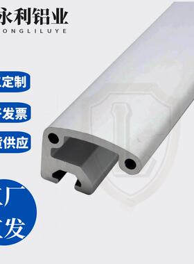 AOB05-2436铝合金拉手型材门把手ARC52-2436-L/R端盖HFHDLB5-35