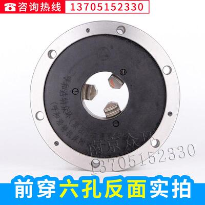 正宗众环三爪夹头高精密K21250前穿6孔车床三爪200前锁K21160促销