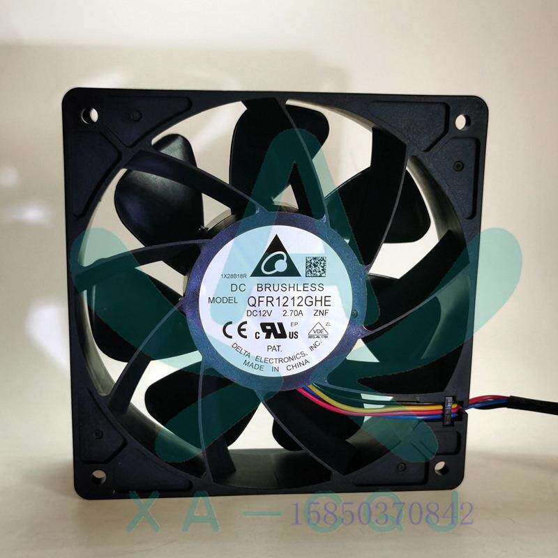 QFR1212GHE 台达 12038 12V 2.7A 蚂蚁S7 S9前后通用6000转风扇