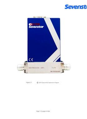 七星流量计Cs200D全新原装更换进口七星华创品质流量控制器