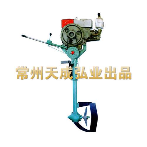 8马力 R180动力 7GS-5.9挂桨机 80公分立式挂机