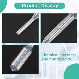 SCYA 100PCS Graduated Pipettes Dropper Polyethylene (0.2ml)