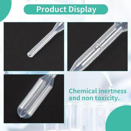 SCYA 100PCS Graduated Pipettes Dropper Polyethylene (0.2ml)