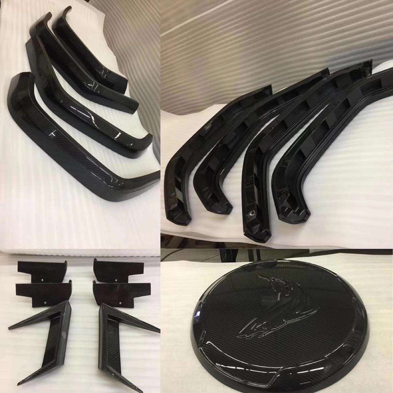新款W464奔驰G350G500G55鲨鱼风刀碳纤维G63Topcar轮眉大G出风口