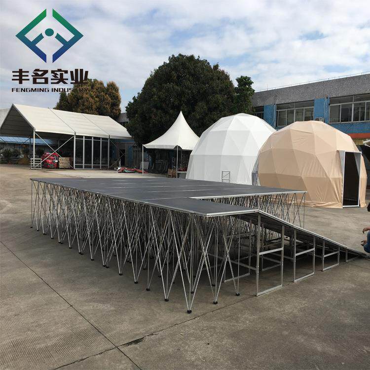 工厂出口1x1m拉网舞台收缩活动轻便舞台快装舞台Smartstage