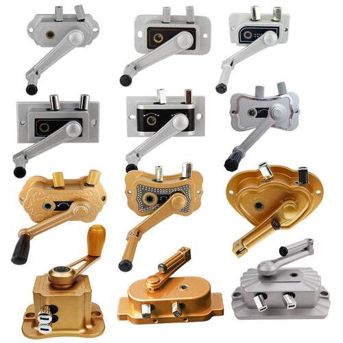 10.5小灯笼手摇器晾衣架配件升降阳台双杆晒衣架摇手把通用升降器