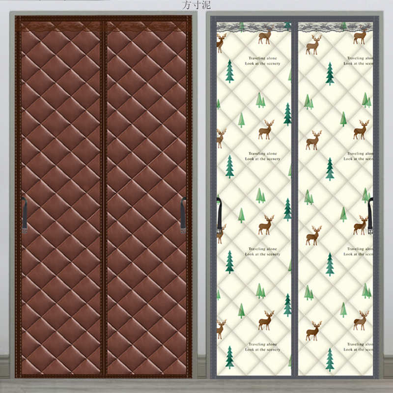 冬季棉门帘加厚门帘子冬季保暖家用隔断帘窗户防风外贸厂批发