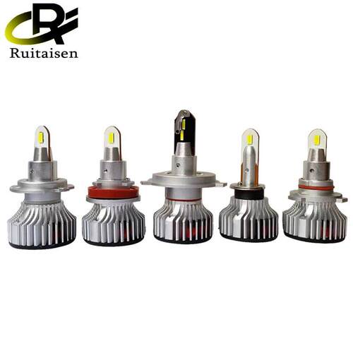 源头厂家 LED汽车大灯 360度车灯前大灯 h1 H7led灯泡 9005改装灯