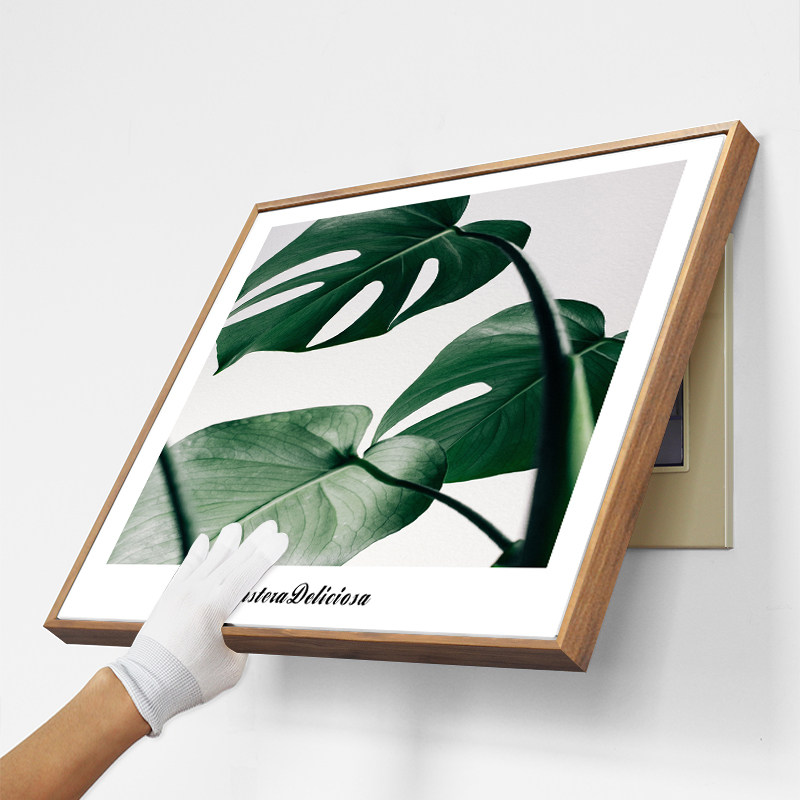 电表箱装饰画免打孔简易遮挡箱盒翻盖北欧清新绿植创意个性配电箱,家居饰品,现代装饰画,淘宝优惠券,粉丝福利购,淘宝优惠卷