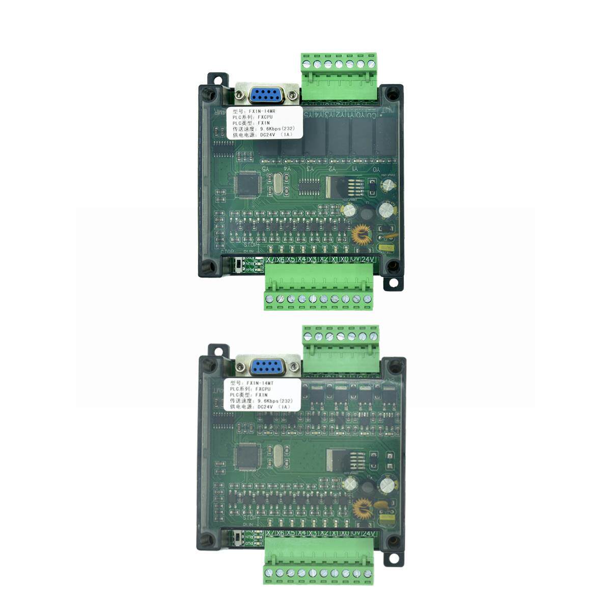 国产Plc工业控制板Fx1N-14Mr/14Mt单板简单可编程微型Plc控制器