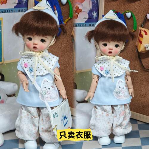 6分bjd娃衣30厘米娃娃手缝鬼妈妈玩偶衣服换装连衣裙子高颜值套装