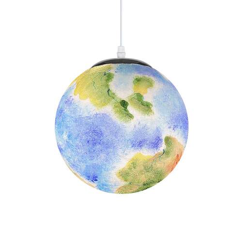 九八大行星球吊灯幼儿园酒吧舞台商场景区户外发光星球网红装饰灯