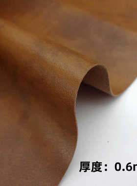 硬挺易包装可背不易 皱皮革纹薄变面料压复古  贴仿皮皮革胶pu