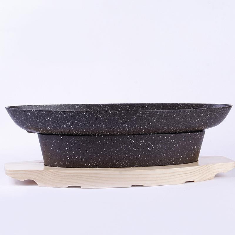 不锈钢烤盘商用船形鱼炉 年年有余家用烤鱼炉炉炭火鱼型鱼盘