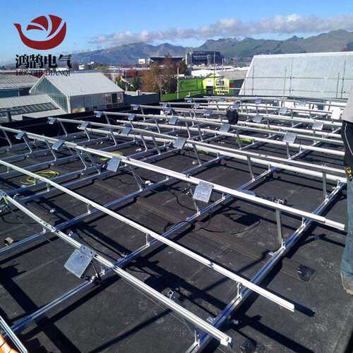 光伏配件热镀锌C型钢光伏支架屋顶地面太阳能板光伏支架可调节