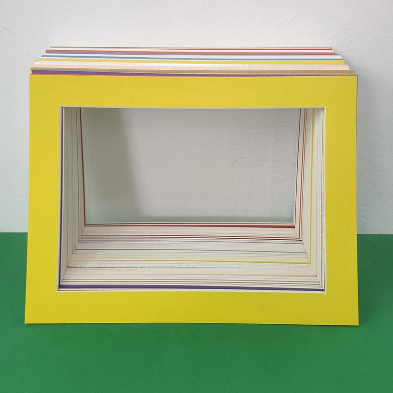 20张儿童画装裱框作品展示简易卡纸8K单框裱画纸A4纸相框A3纸画框