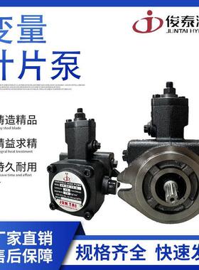 俊泰油泵JUNTAI变量液压叶片泵VP/SF-15/20/30/40-D液压