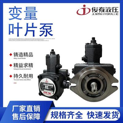俊泰油泵JUNTAI变量液压叶片泵VP/SF-15/20/30/40-D液压