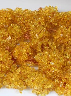 diy手工串好铜丝水晶颗粒 水晶招财树发财树摇钱树摆件半成品材料