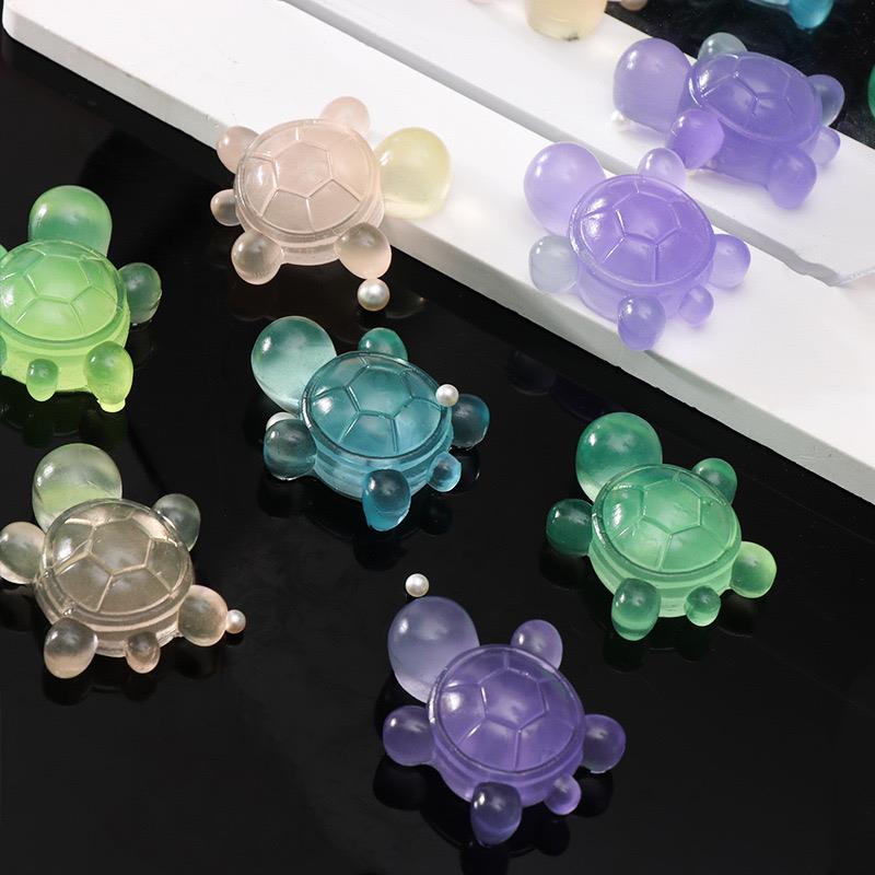 小乌龟捏捏乐儿童减压神器网红夜光解压学生礼物软萌可爱透明迷你