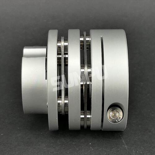 三普SFG34WS伺服步进电机丝杆模组专用连轴器 夹紧型双膜片联轴器