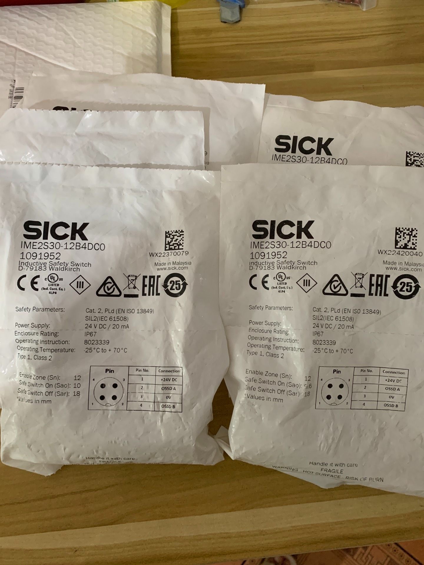 全新包装德国SICK西克IME2S30-12B4DC0货号1