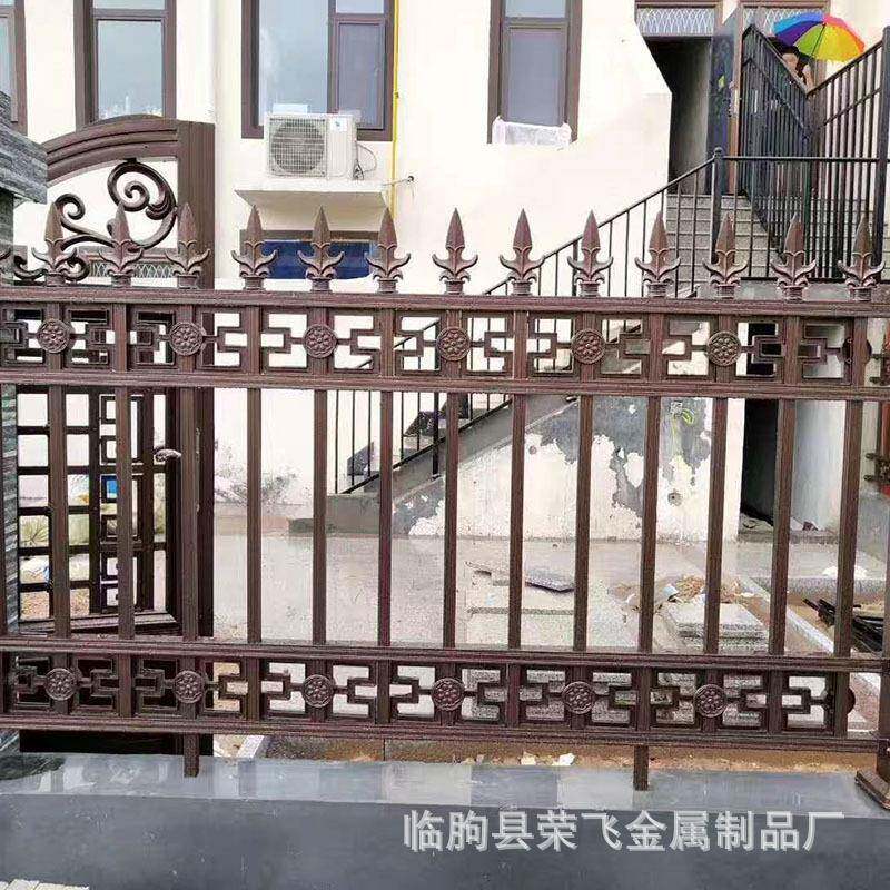 铝艺护栏小区别墅院墙防护栏现货防攀爬庭院隔离栏防护围墙栅栏