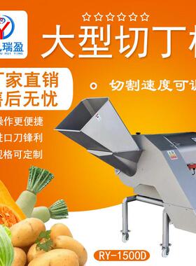 商用土豆萝卜果蔬切丁设备地瓜紫薯切丁机三维果蔬切丁机