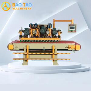 数控前后三刀自动介砖切割机磁砖云石机陶瓷加工设备大板机