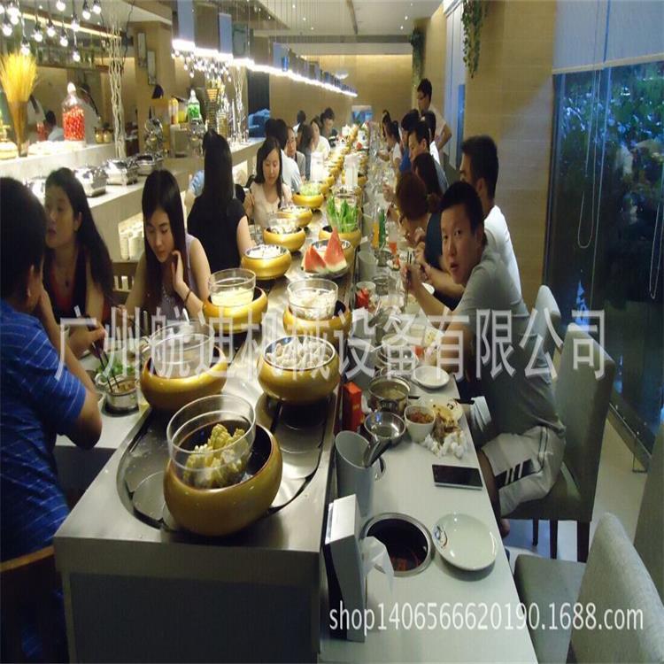 厂家直供旋转小火锅设备回转寿司设备各式铁板烧设备可定制