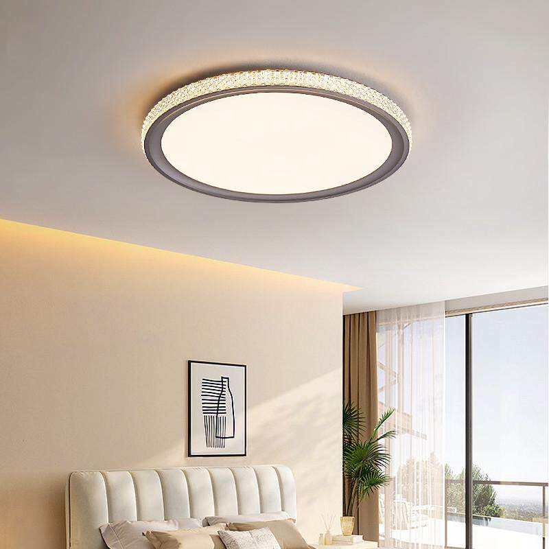 卧室灯2025年简约新款超薄护眼书房间灯北欧创意圆形高级感吸顶灯,家装灯饰光源,智能吸顶灯,淘宝优惠券,粉丝福利购,淘宝优惠卷