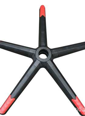 彩盖尼龙五星脚 五爪滑轮脚 家具转椅配件 拆装塑料脚