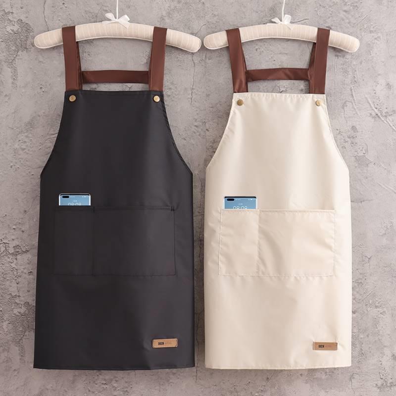 厨房卫生裙国裙防水防油围巾做饭穿的衣服薄款囤裙韦裙女围群家用