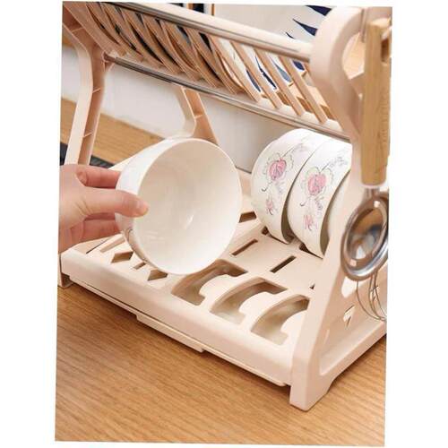 dish drying rack storage kitchen cup holder organizer洗碗架