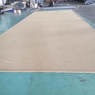 酒店会所地毯 纯剑麻小罗纹地毯 棉布包边地毯 素色地毯 机织地毯