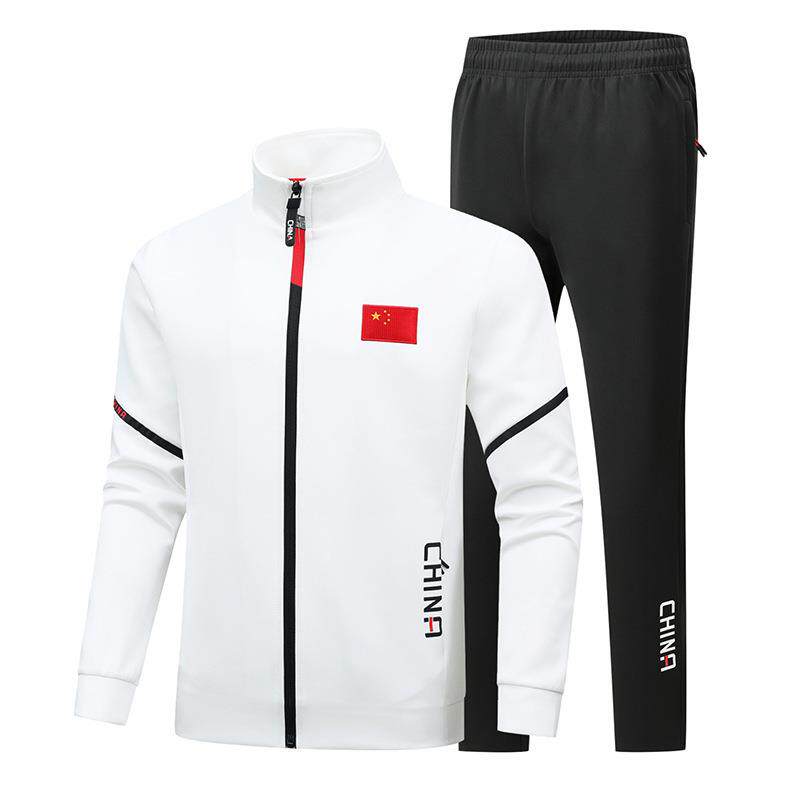 2023男女儿童套装武术运动服会教练出场服跆拳道柔道跑步训练国服