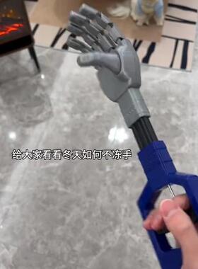 抖音爆款机械手臂懒人伸缩拾取器儿童创意拾取玩具拾物器假肢夹子