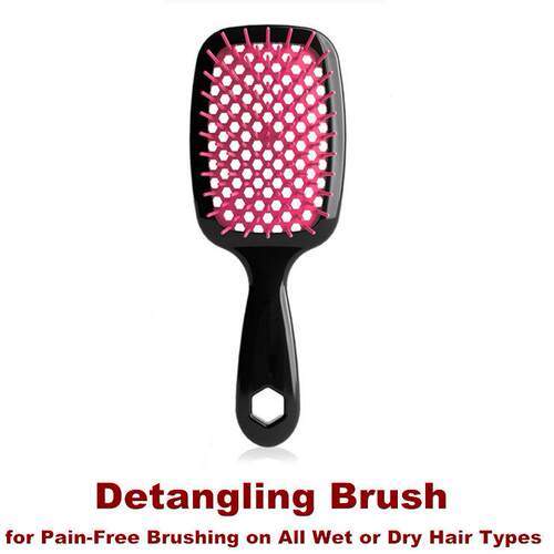 Detangling Brush Vented Hair Faster Blow Drying Wet Dry