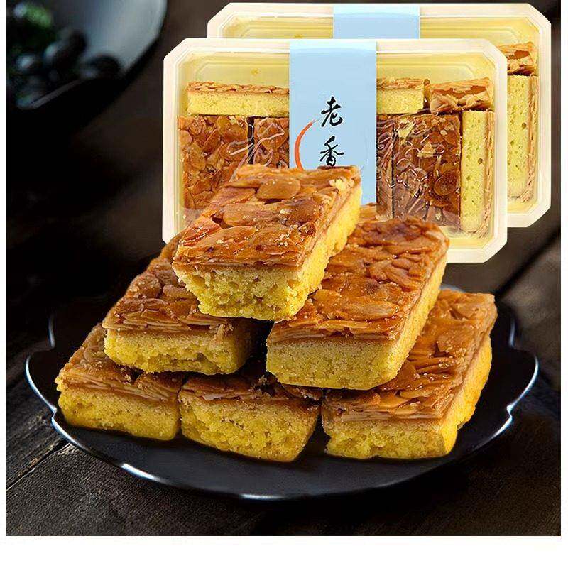 新疆包邮巴旦木排500g/盒上海特产腰果排核桃排坚果零食手工糕点