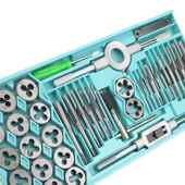 螺丝攻板牙扳手套装 手用绞手架攻丝手用螺丝攻套丝工具公英制攻丝