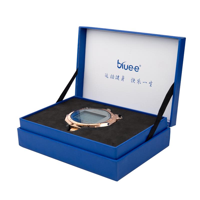 正品8BLU秒EE运动计时器玫瑰金裁专用电子表倒计时防判水夜光健身
