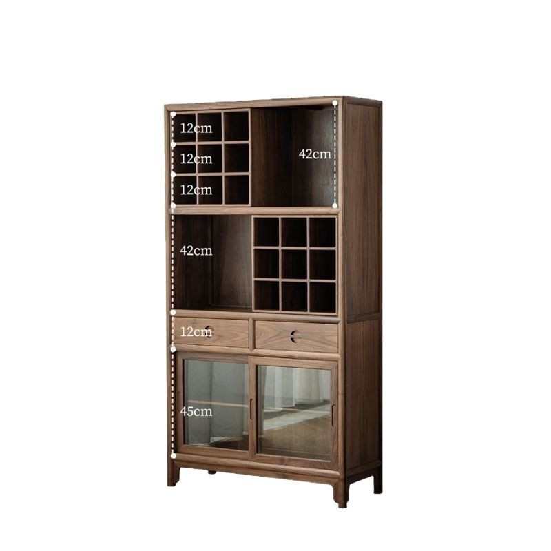 实木客厅博古架老榆木茶具收纳柜厂家批发博古架酒店展示柜民宿柜