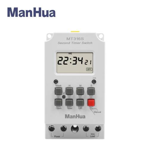 28组开/关 220VAC 30A大功率 MT316S 数显时控开关