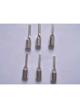 HS冷压接线端子接线端头针形插针IT2.5-2镀银1000只铜端子