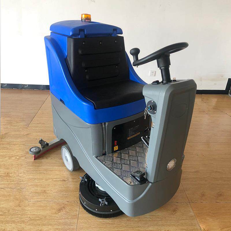 驾驶式洗地机 工厂车间扫地洗拖一体机地下停车场用手推式扫地车