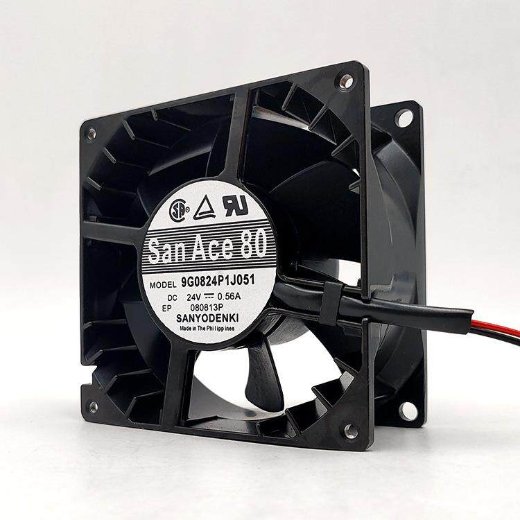 SanAce0809G0824P1J5124V0.56A0388热8CM铝框耐高温PND散风扇