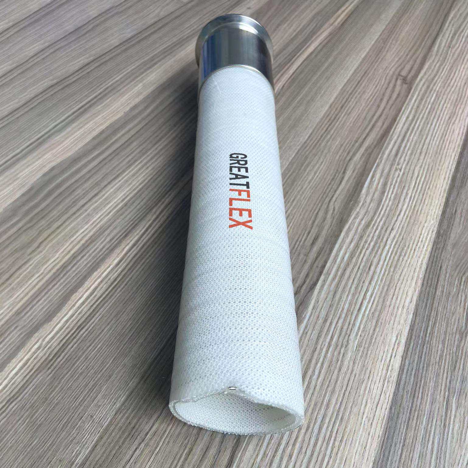 格雷特白色耐高温灌装化编织制药级夹布卡盘工厂FP30