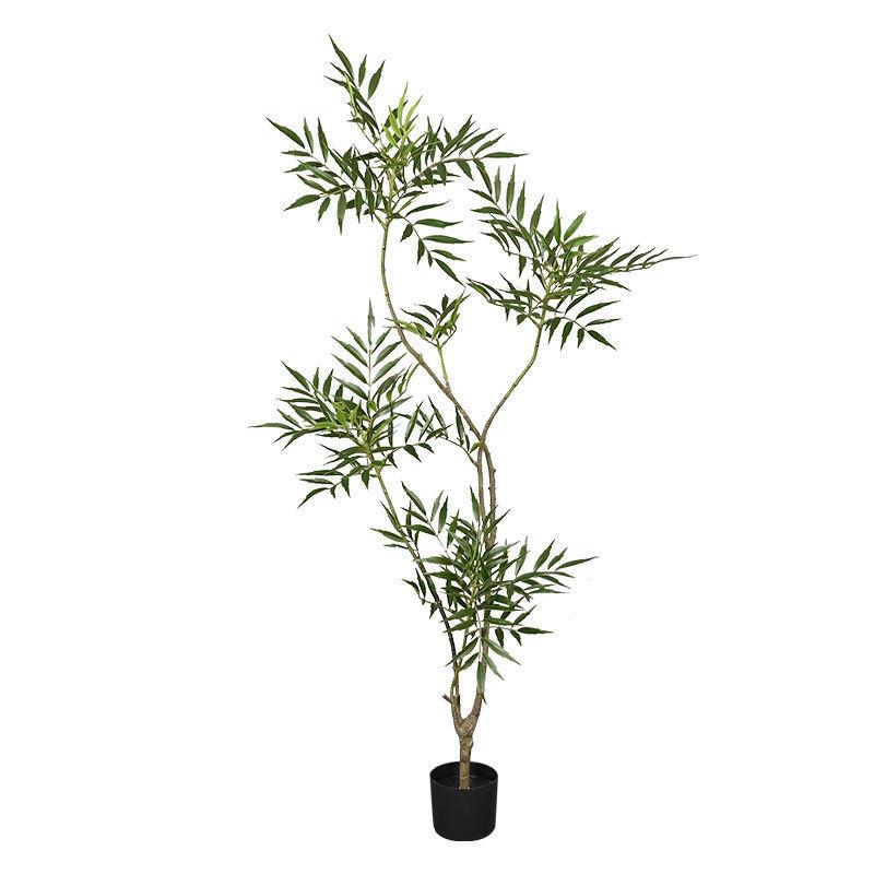 仿真绿植十大功劳南天竹植物盆景假树造景客厅家居装饰落地花艺