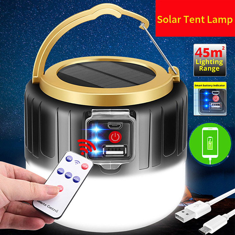 太阳能LEDUSB帐篷充电露营帐篷灯