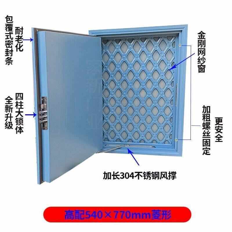 门进户门纱窗门子中母门防盗门透风透气改装加装窗窗门开小通风